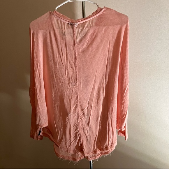 5/$20 Urban Outfitters Out From Under distressed oversized pink long sleeve S - Picture 15 of 16